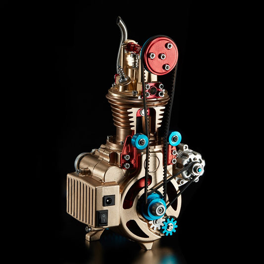 Single-cylinder engine assembly kit detail view