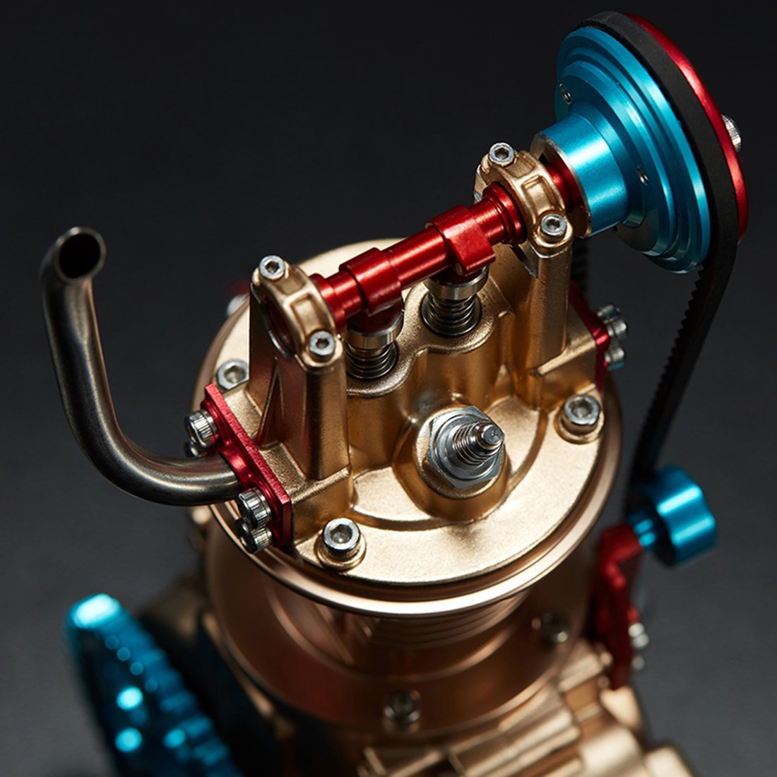 Single-cylinder engine assembly kit component view