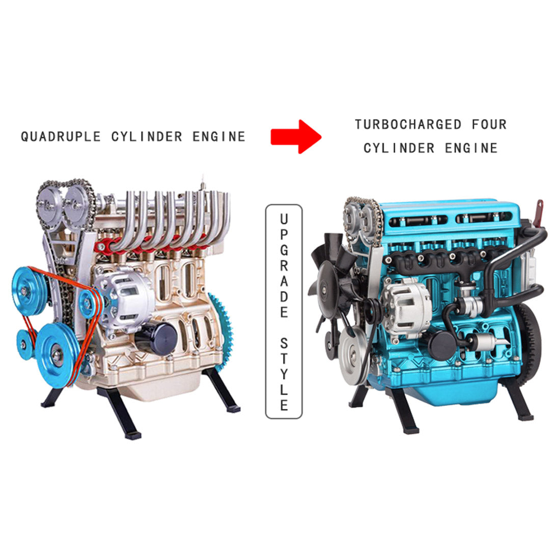 TECHING DM13-B four-cylinder car engine assembly kit