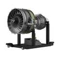 TECHING dual-spool turbofan jet engine model kit