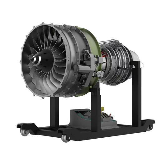 TECHING dual-spool turbofan jet engine model kit