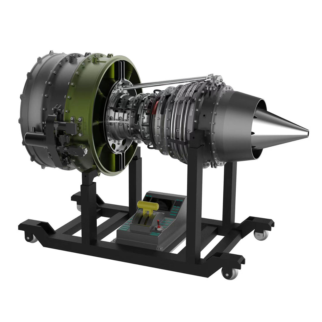 TECHING turbofan engine model display view