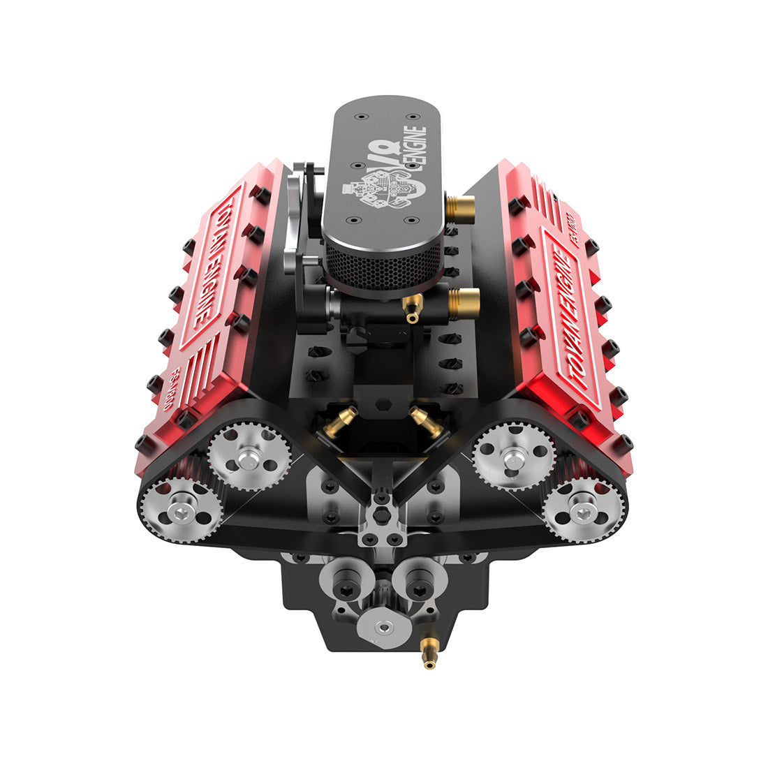 TOYAN FS-V800 V8 nitro engine component view