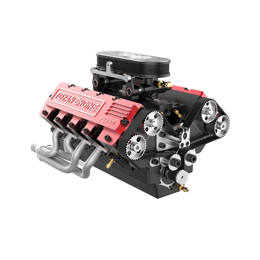 TOYAN FS-V800 V8 nitro engine detail view