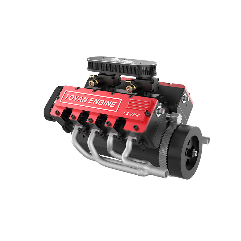TOYAN FS-V800 V8 nitro engine alternate view