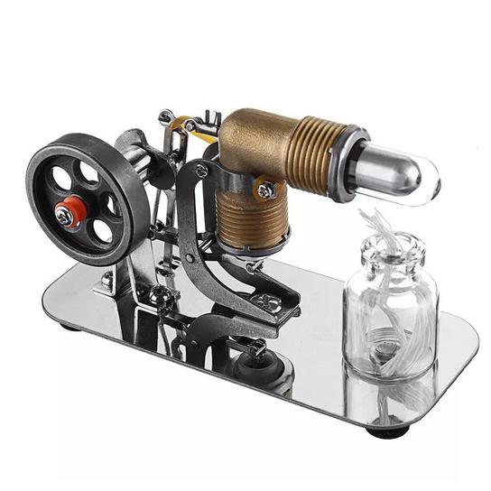 Pocket-sized mini Stirling engine working model