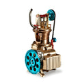 Single-cylinder metal car engine assembly kit