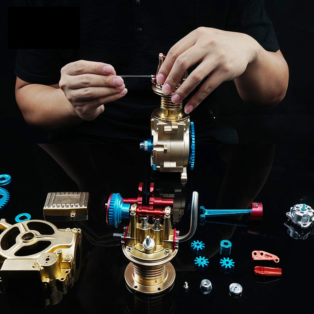 Single-cylinder engine assembly kit display view