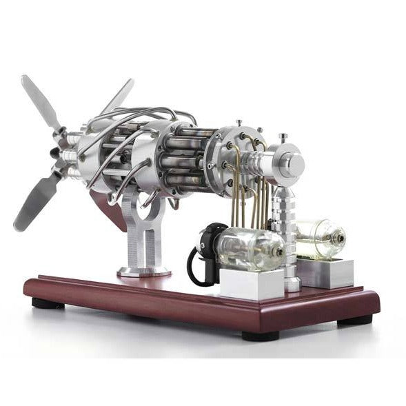 Side view stirling engine