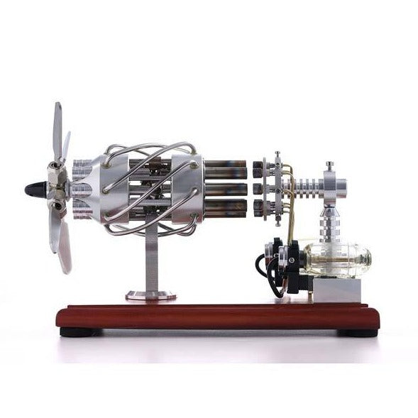 Stirling engine side view