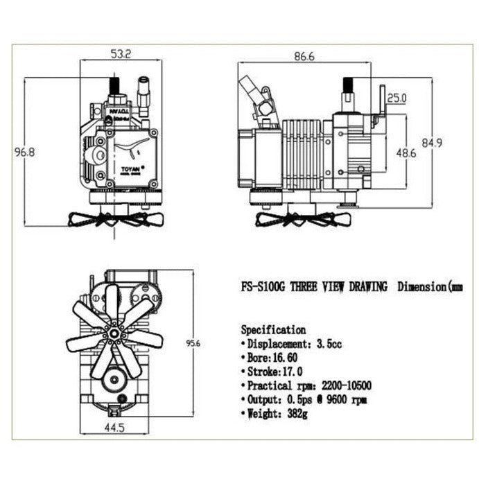 schematic view of engine