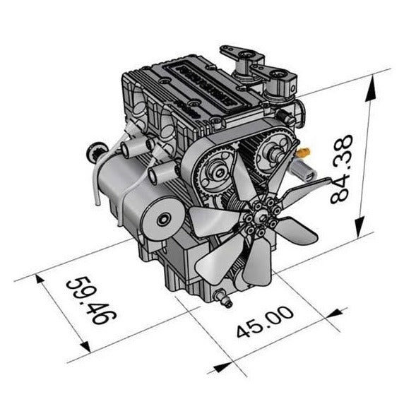 schematic of engine