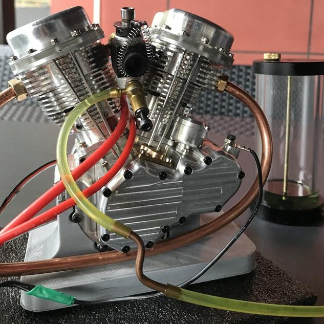 v2 twin engine fuel connection